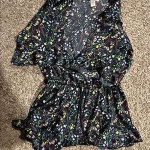 Victoria’s Secret satin short sleeve romper